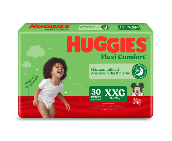 PAÑAL HUGGIES FLEXI COMFORT XXG x 50